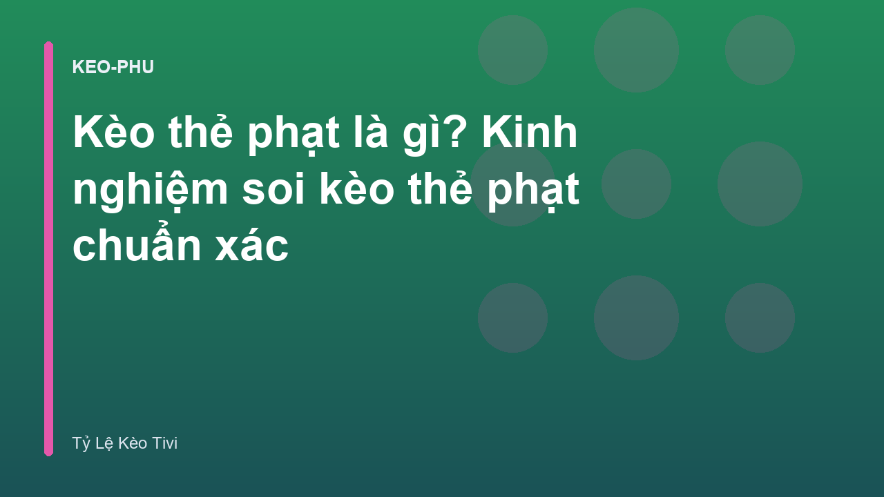 Read more about the article Kèo thẻ phạt là gì? Kinh nghiệm soi kèo thẻ phạt chuẩn xác